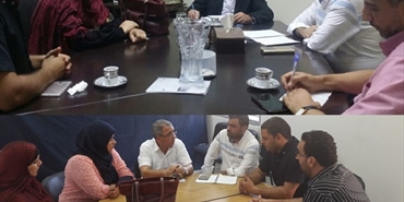 وفد "اللقاء التشاوري" يزور تجمع المؤسسات الأهلية والشبكة المدرسية ضمن حملة مئوية بلفور