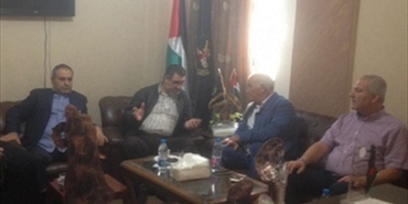 العينا يستقبل وفدًا فلسطينيًا للتهنئة بالانطلاقة والتباحث حول المبادرة