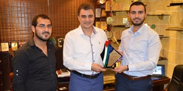الجمعية الانسانية للإغاثة والتنمية تزور مكتب مجموعة ياصور الإعلامية