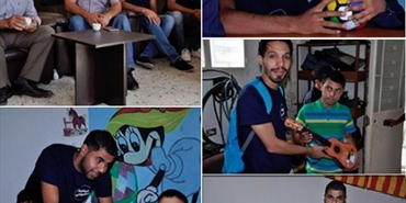فريق "مبادرة مشروعي" يزور مركز أبو جهاد الوزير لذوي الاحتياجات الخاصة
