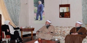 الحريري استقبلت وفدا من هيئة علماء المسلمين