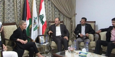 ممثل حماس في لبنان يستقبل سفيرة النرويج في بيروت