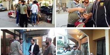مجموعة نابلس الكشفية تنظم مسابقة ثقافية عن فلسطين في مخيم البرج الشمالي