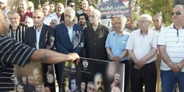 اعتصام لبناني - فلسطيني في صور تضامناً مع الأسرى