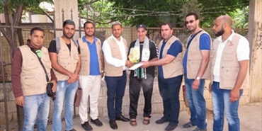 «انتماء» تكرم مدرب نادي الخليل الرياضي «هيثم لبابيدي»