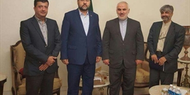 بركة يبحث مع السفير الإيراني في لبنان الأوضاع الفلسطينية العامة