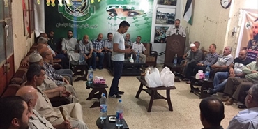 قوى التحالف الفلسطيني في بعلبك تتقبل التهاني والتبريكات بعملية القدس البطولية