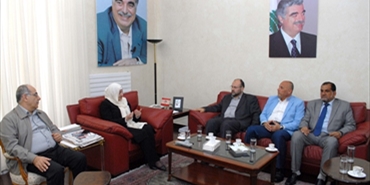 لقاء بين الحريري وحماس في مجدليون بحث في أوضاع المخيمات والحوار مع الأونروا