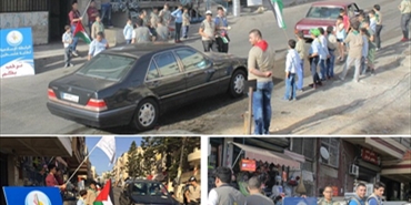 الكشاف والرابطة يقيمان حاجز محبة مشترك بمناسبة النكبة