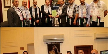 حملة "انتماء" تكرم السفير الفلسطيني في لبنان