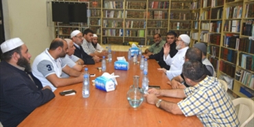 القوى الاسلامية بعين الحلوة التقت لجنة الاصلاح في مخيم نهر البارد