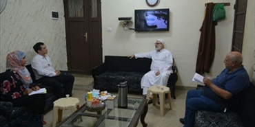 الشيخ جمال خطاب يبحث ملفات الإعمار والمساعدات مع الصليب الأحمر