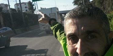 عدّاء لبناني يركض من طرابلس إلى بيروت 11 ساعة متواصلة موجهاً التحية للمقاومة في فلسطين