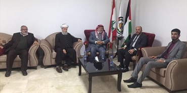 رابطة علماء فلسطين تزور ممثل حماس في لبنان وتبارك له مهمته الجديدة