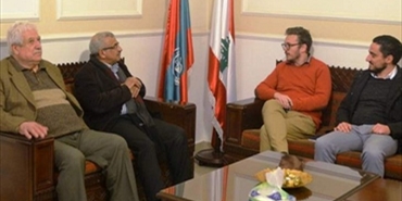 سعد بحث مع منسق الأمم المتحدة في لبنان بأوضاع اللاجئين الفلسطينيين وخدمات الأونروا