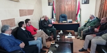 أبو عرب يستقبل المنسق الخاص للأمم المتحدة في لبنان ويطلعه على اوضاع المخيمات