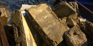 انهيار شرفة منزل في مخيم برج البراجنة للاجئين الفلسطينيين في بيروت دون وقوع إصابات