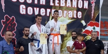 اللاجئ الفلسطيني «وسيم الوني» يحقق المركز الثاني على جنوب لبنان في «الكيوكوشنكاي»