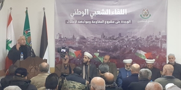 لقاء شعبي في مخيم الجليل.. مرة: المقاومة وحدت الفلسطينيين واحدثت ازمات تصدع الكيان 