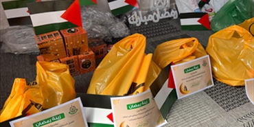 جماهيري حماس ينفذ مشروعا لتزيين المخيمات بالتعاون مع المجتمع المحلي بمناسبة شهر رمضان المبارك