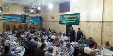 حماس تقيم افطارها الرمضاني السنوي في مخيم برج البراجنة