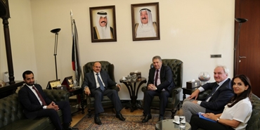 دبور بحث مع السفير الكويتي اوضاع اللاجئين الفلسطينيين في لبنان