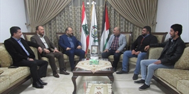 بركة يستقبل وفداً من الرابطة الإسلامية لطلبة فلسطين في لبنان