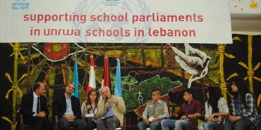 اختتام مشروع دعم برلمانات مدارس "أونروا" بلبنان
