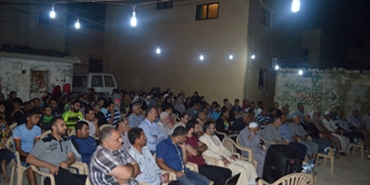 " رمضان يجمعنا على الخير " .. أمسية حاشدة أقامتها اللجان الدعوية في مخيم الرشيدية