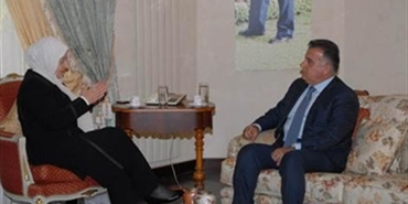 اللواء إبراهيم محور متابعة ملف جدار عين الحلوة