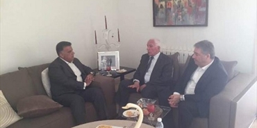 الأحمد يبحث مع اللواء إبراهيم أوضاع المخيمات في لبنان