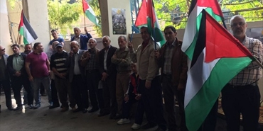 الفصائل الفلسطينية في "البص" تنظم وقفة تضامنية مع قطاع غزة