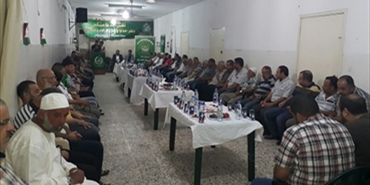 حركة المقاومة الإسلامية حماس تُقيم لقاء مُعايدة في مخيم البص
