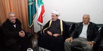 اليوسف يزور المفتي سوسان: لتحصين الوضع الامني في عين الحلوة