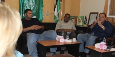 حركة حماس في مخيم عين الحلوة تبحث ووفد من الاتحاد الاوروبي مشروع البنى التحتية وأوضاع النازحين الفلسطينيين من سورية