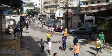 مارثون رياضي بعنوان "نركض للوحدة" لأطفال مخيم البداوي