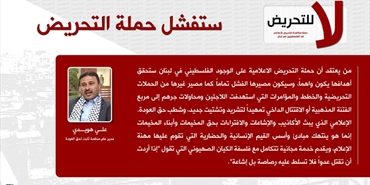 علي هويدي مدير عام منظمة ثابت: ستفشل حملة التحريض