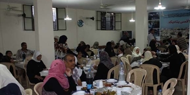 مبادرة تواصل وبالتعاون والتنسيق مع التجمع الوطني للآسر شهداء إ فطارا رمضانياً في مركز الامل للمسنين