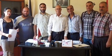 الانتهاء من انشاء مصبات المياة على شاطئ مخيم الرشيدية