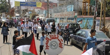 مؤسسة بيت اطفال الصمود مركز البداوي بالمشاركة في مسيرة يوم القدس العالمي