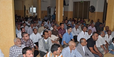 الشيخ دياب المهداوي ام صلاة عيد الفطر السعيد في مسجد القاسمية