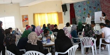 ورشة عمل لحملة حق العمل في مخيم البرج الشمالي