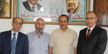 وفد من المحامين الفلسطينيين بحث مع أمين سر حركة فتح في الشمال أوضاع المخيمات