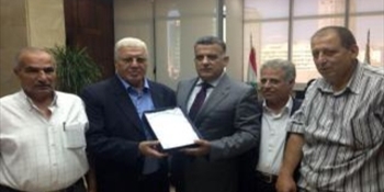 ابراهيم بحث مع وفد اللجان الشعبية الفلسطينية اوضاع المخيمات في صيدا