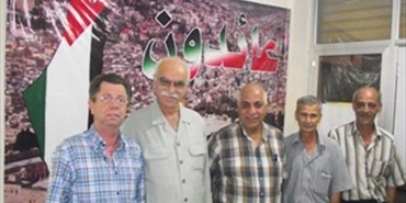 أمين سر أقليم حركة فتح في لبنان الحاج رفعت شناعة يزور أسرة موقع هلا صور