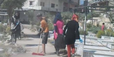 جمعية ناشط تعيد البهجة الى اضرحة الشهداء قبل عيد الاضحى..