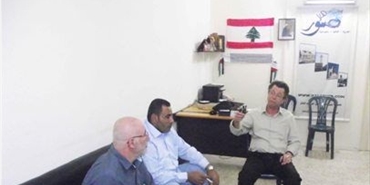 أمين سر منطقة صور لحركة " فتح" توفيق عبدالله يزور" هلا صور " مهنئاً بعيد الأضحى