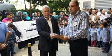 اعتصام لحركة حماس في بيروت مع الذين "يلاحقهم الموت وهم في البحر"