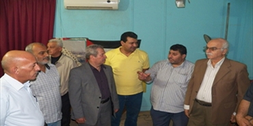 وفد حركة فتح إقليم الأردن يزور مخيمات صور