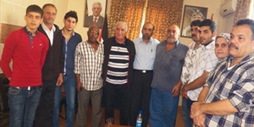 الأمن الوطني في الجنوب يزور الأخ صبحي ابو عرب قائد قوات الأمن الوطني الفلسطيني في لبنان